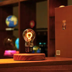 Levitating Bulb Lamp Magnetic Floating Light Desk Lamp Table Lamp Night Light Automatic Rotating Light for Unique Gifts